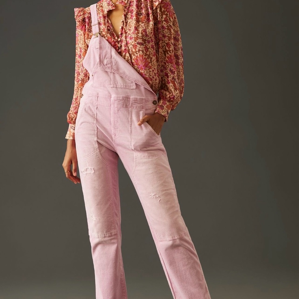 Pilcro Light Pink Women's Jeans Overalls